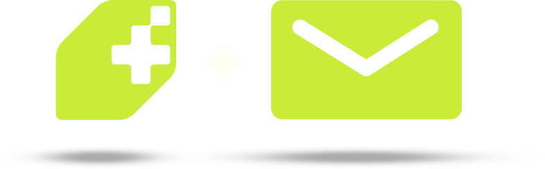 Image of Fangamer logo plus an email envelope